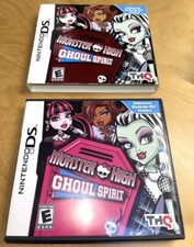 NINTENDO DS GAME : MONSTER HIGH: GHOUL SPIRIT !! Complete w/Manual & Slipcover