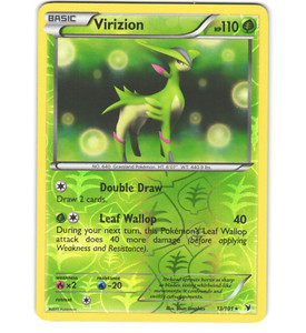 Pokemon 2011 Light Play Virizion Noble Victories REVERSE 13/101 Card