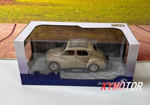 Solido S 1:18 RENAULT 4CV BEIGE 1956 Alloy Diecast Model Car Toy Gift Collection - Picture 13 of 13