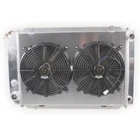 3 Row Aluminum Radiator Shroud Fans For 1979-93 Foxbody Ford Mustang 5.0L 2.3L