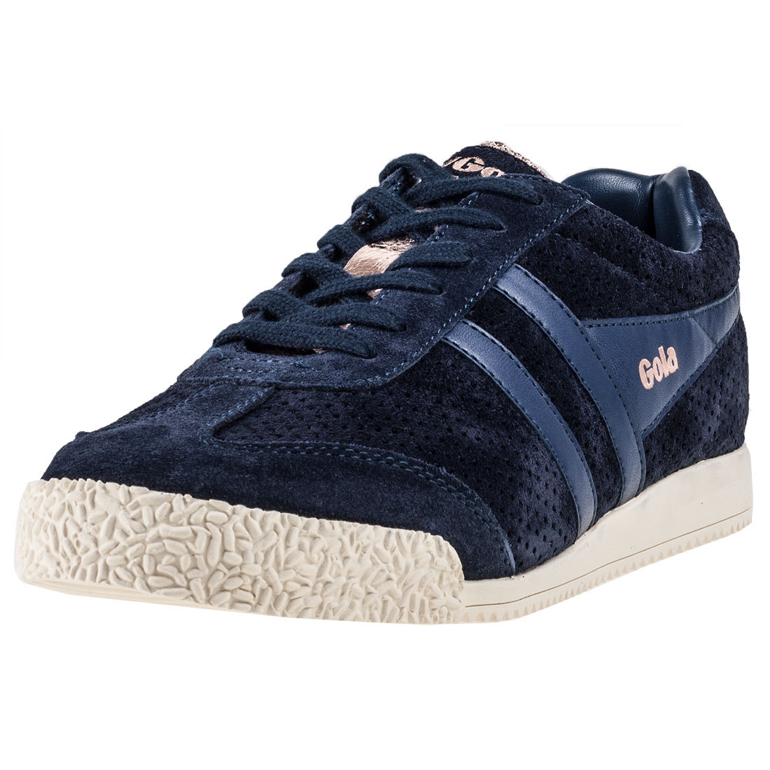 Gola Harrier Glimmer Mujeres Navy Ante Zapatillas Gola Harrier Glimmer Mujeres Navy Ante Zapatillas