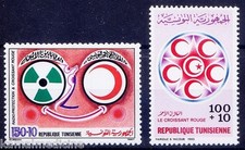 Tunisia 1985 MNH 1985 + 1987 Red Cross Stamps (R5n)