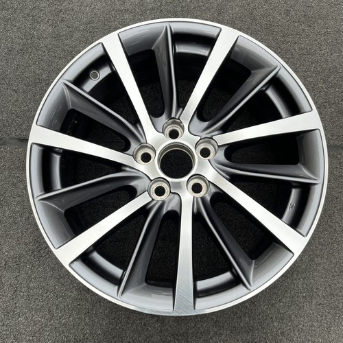 SINGLE 18 INCH WHEEL TOYOTA HIGHLANDER 2017-2019 OEM CHARCOAL MACHINED 75214 - Picture 10 of 18
