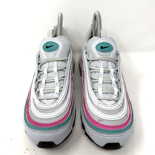Scarpe da ginnastica Nike Air Max 97 donna taglia 7 DH5093 001 argento spiaggia rosa - Foto 5 di 10
