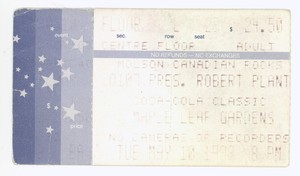 Robert-Plant-5-10-88-Toronto-Canada-Maple-Leaf-Gardens-Ticket-Stub-Led-Zeppelin
