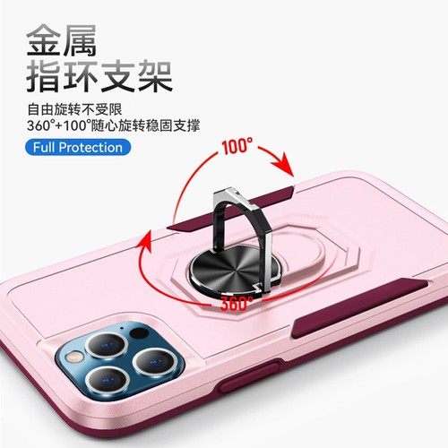 Hard Ring Stand Back Case Shockproof For iPhone 15 14 Pro Max 13 12 Pro 11 XS - Zdjęcie 2 z 18