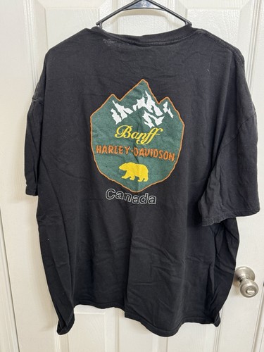 Harley Davidson T-Shirt Banff Canada schwarz - Bild 2 von 5