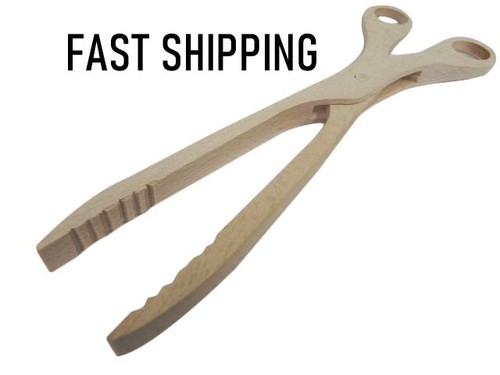 Set of 50 Wooden tongs scissors great for grill BBQ barbecue serving LONG - Picture 8 of 9