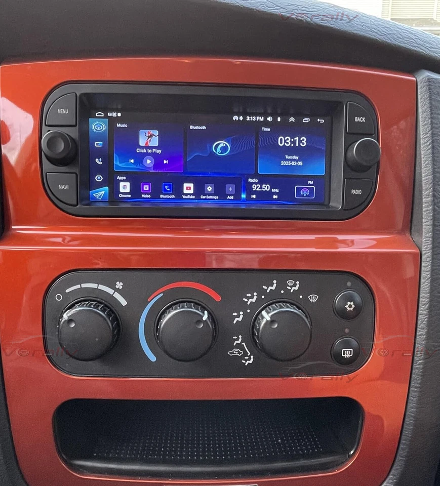 For 2002-2005 Dodge Ram 1500 2500 3500 Trucks Radio Apple CarPlay GPS Bluetooth Foto 2 de 4