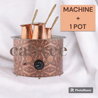 Turkish Copper Hot Sand Coffee Maker With Sand & 1 Copper Pot,  27X20 CM