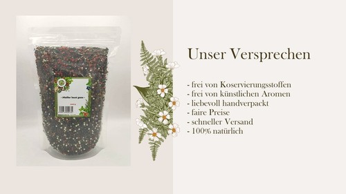 1000g /1Kg Pfeffer bunt 4 Farben ganz Pfefferkörner - Perfekt für Mühle & Mörser - Bild 3 von 4
