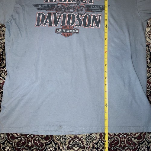 Harley Davidson Motorcycles Herren Gr. XL T-Shirt Syracuse NY 2013 H-D grau - Bild 6 von 10