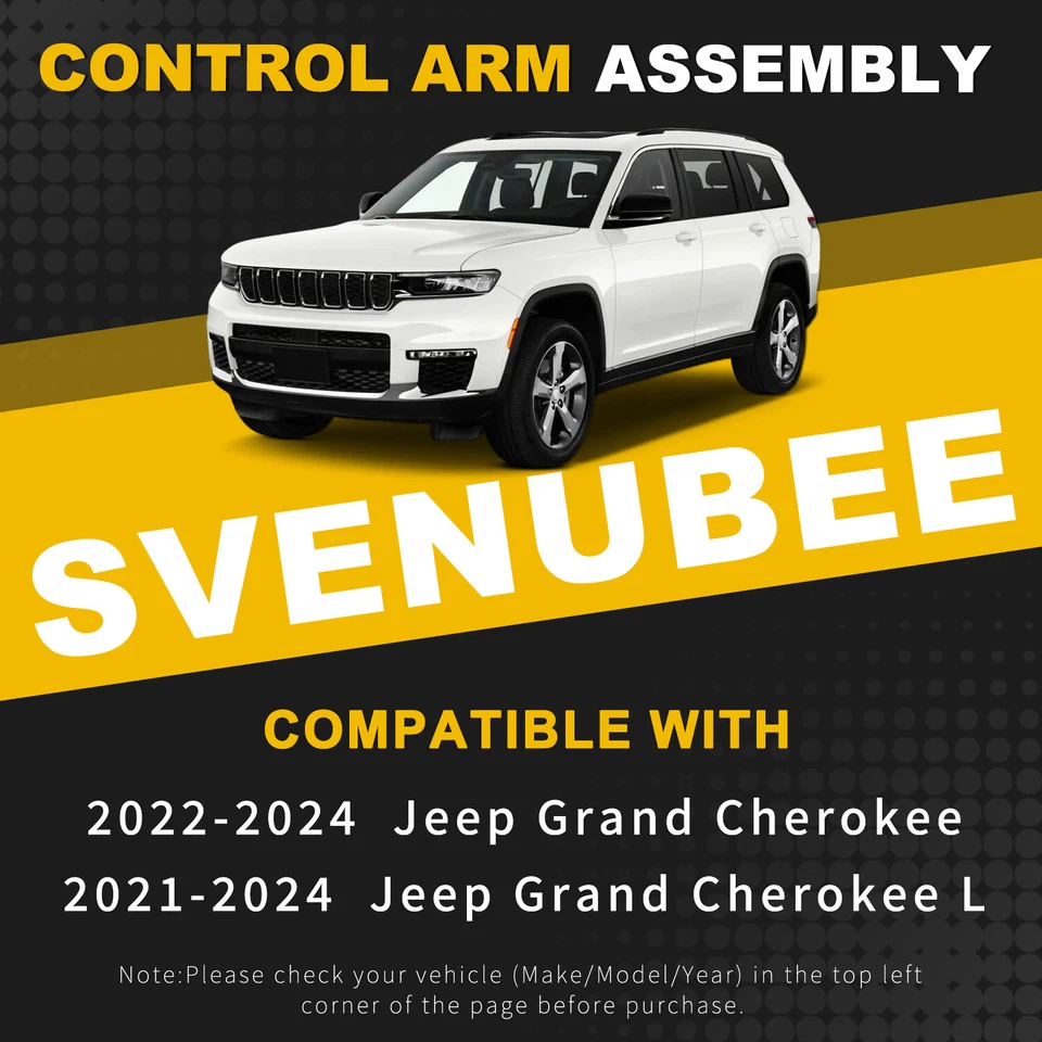 Front Lower Control Arms for 2021-24 Jeep Grand Cherokee 68375577AC 68375576AC - Изображение 2 из 4