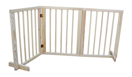Absperrgitter Treppenschutzgitter Türschutzgitter Hundegitter 150cm massiv 3E - Bild 26 von 28