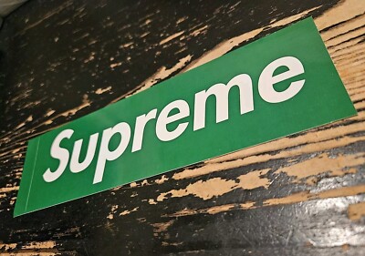 Supreme Box Logo sticker Green 10枚セット Supreme box logo sticker green 10枚 SET OF 10 Supreme Green