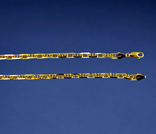 14K Gelbgold MASSIV Anker Seemann Kette Armband Glied Echt 1mm-5mm 7"-9" - Bild 9 von 9