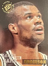 1994-95 Topps Stadium Club Face Of The Game DAVID ROBINSON San Antonio Spurs