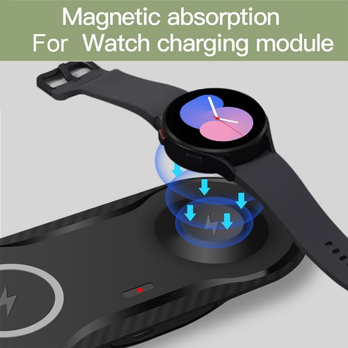 2in1 Wireless Charger Mat Charging Pad For Samsung Galaxy S25 Z Flip6 Watch 7 6 - Picture 7 of 12