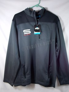 Vola-Sportswear-S-LAX-Athletic-Quantum-1-4-Zip-Pullover-Gray-Mens-XL-X-Large-New