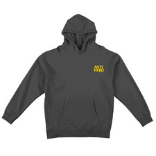 Anti Hero Skateboards Pullover Hoody Lil Black Hero Charcoal