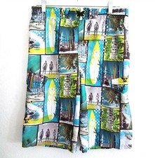 OP Ocean Pacific Surfing Surfboard Theme Board Shorts Trunks Boys Youth XL 14-16