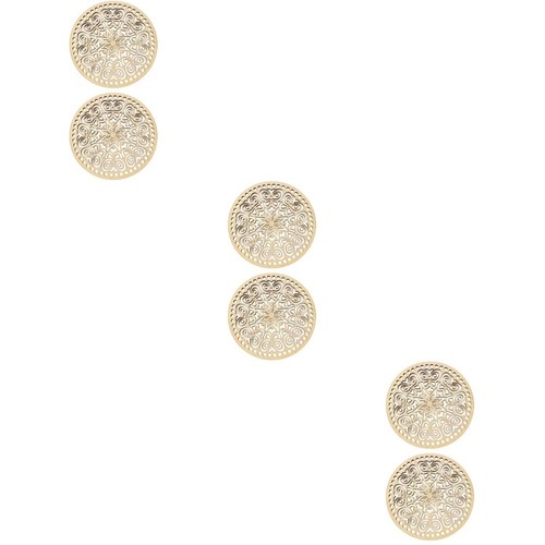 Set of 3 Miss Bag Bottoms Crochet Handmade Handbag Bases DIY Wooden - Foto 2 di 12
