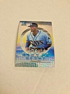 2020 Bowman Chrome Wander Franco Dawn Of Glory Mojo Rookie Card #DG-20 Rare