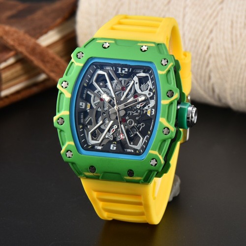 Richard Techmolo Hollow Fashion Trend Quartz Watch Men - Picture 11 of 38