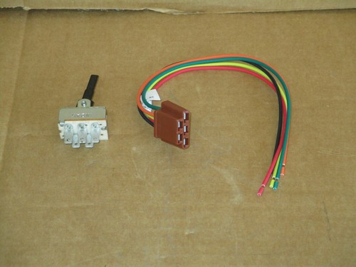 New Indak Lever Operated Blower Switch and Pigtail Connector- MT1365, 1670 - Picture 7 of 8