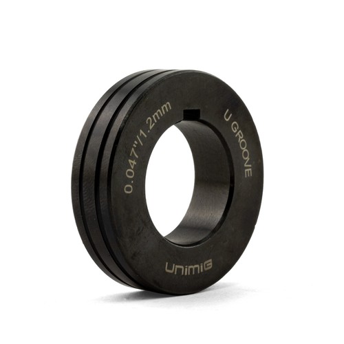Unimig Roller U Groove 0.9mm and 1.2mm 40mm OD and 22mm ID - Suits KT50 Alloy - Picture 5 of 7