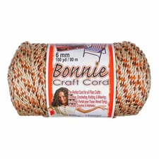 Craft County Bonnie Cord – 6mm Diameter – 100 Yards in Length – 52 Color Options
