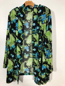 Details about Vikki Vi 2x Cardigan Open Front Green Floral Knit Top Blouse PLus size Details about Vikki Vi 2x Cardigan Open Front Green Floral Knit Top Blouse PLus size