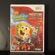 SpongeBob SquarePants: Creature from the Krusty Krab (Nintendo Wii, 2006)CIB