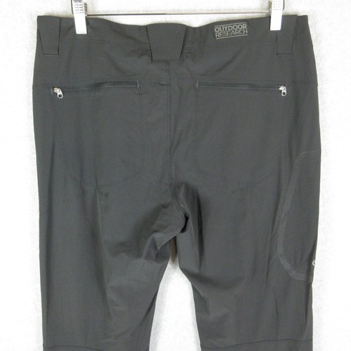 Outdoor Research Pants Mens 34 Charcoal Black Ferrosi Gorpcore Camp Hike Travel - Picture 6 of 11