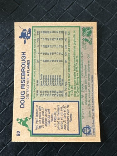 1983-84 O-PEE-CHEE Hockey Trading Cards Complete Your Set U Pick Gretzky 1/2 - Picture 185 of 396