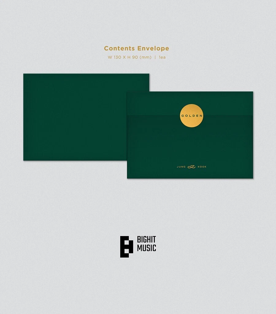 BTS JUNGKOOK [GOLDEN] Album WEVERSE Ver/QR Card+Photo Book+