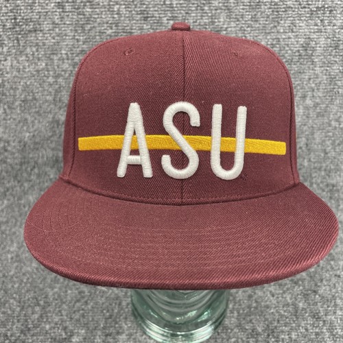 Arizona State Sun Devils Flex Fit Hat Maroon ASU M/L Baseball Cap NCAA - Picture 1 of 5