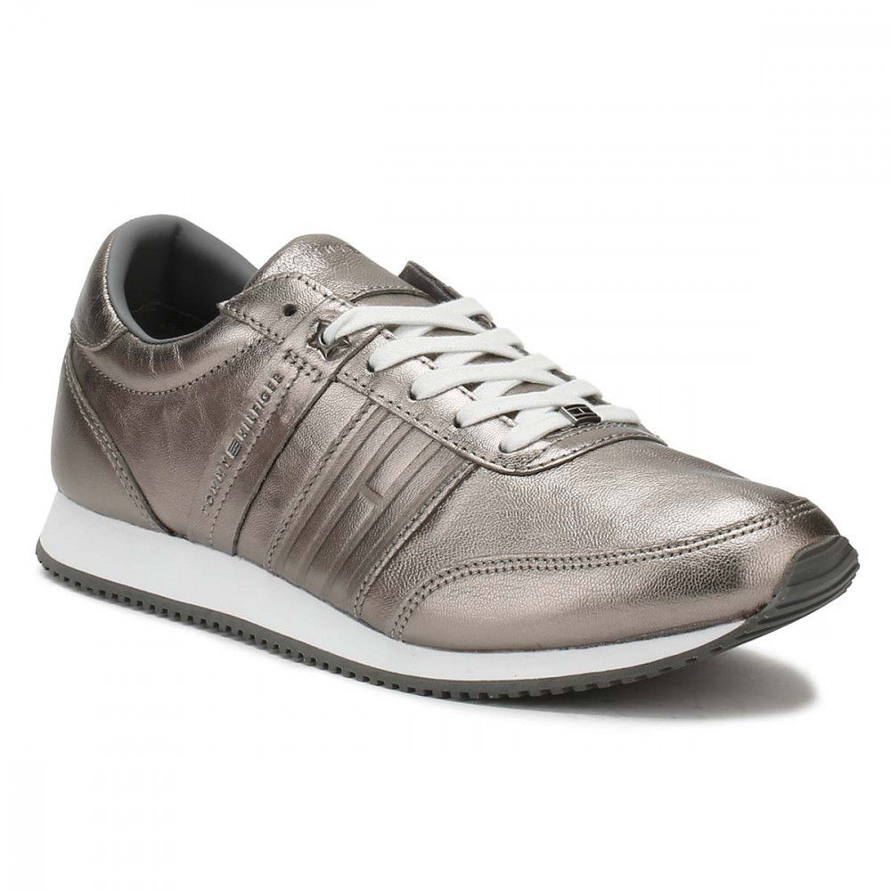 Tommy Hilfiger Damenschuhe Dark Silver Phoenix 8c3 Trainers Gre 7.5 Tommy Hilfiger Damenschuhe Dark Silver Phoenix 8c3 Trainers Gre 7.5