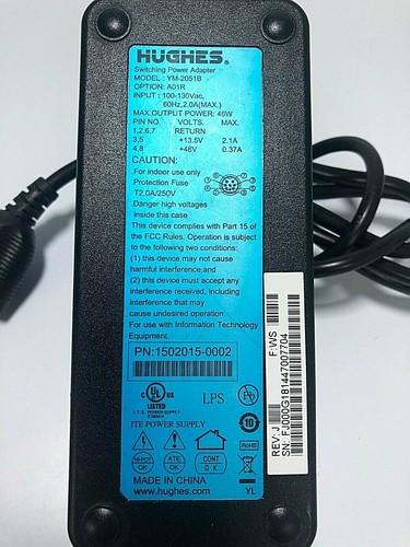 Hughes YM-2051B Satellite Power Adapter for HN1000/HN1100/HN9000 Complete BY1 - Picture 1 of 2