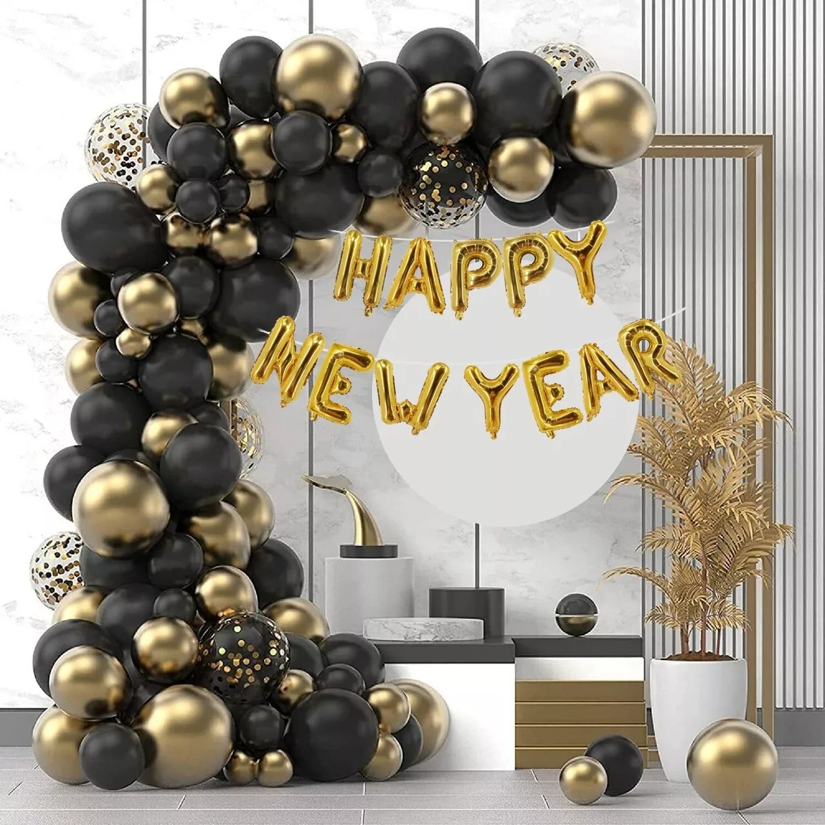 2023 Happy New Year Balloons 16 LETTER Foil Eve Party Decor