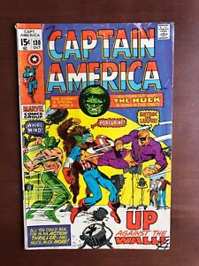 Captain-America-130-1970-6-5-FN-Marvel-Key-Issue-Comic-Bronze-Age-Hulk-App