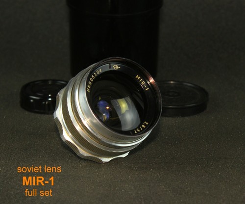 MIR - 1 Lens 2,8/37 Copy Flektogon Mount M39 - M42 GRAND PRIX Brussels 1958
