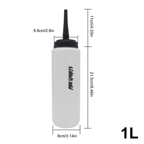 Squeeze Water Bottle for Sport 1L Sports Reusable Water Cups Leak Proof Bottles - Picture 6 of 15