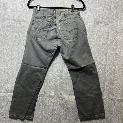 Levi 505 Straight Leg 16 Regular 28x28 Gray Boys Jeans - Picture 7 of 9