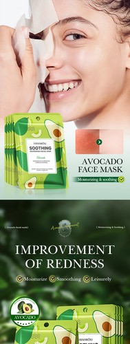 Fruit Facial mask-sheet Moisturizing Firming nourishing Antiacne Whitening V3 - Picture 15 of 20