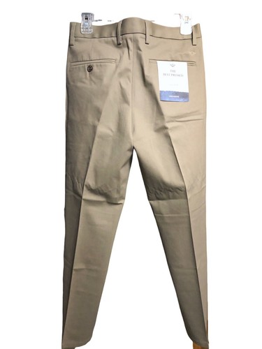 DOCKERS Signature The Best Pressed Khaki Pants Slim Stretch No Wrinkle 30x30 NWT - Picture 2 of 5