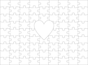 A3 Size plain wooden Jigsaw Puzzle