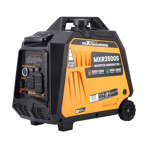 3500 Watt Portable Generator Inverter 3.2KW Gas Propane Dual Fuel Electric Start - Picture 2 of 11