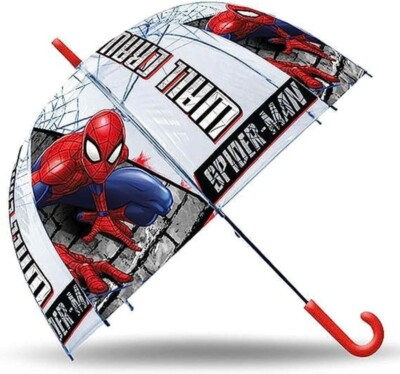 Marvel Spider-Man transparenter Regenschirm