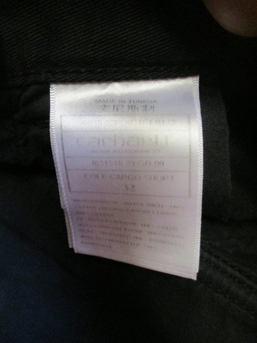 PANTALONES cortos CARHARTT WIP EE. UU. BDU M65 cole CARGO COMBAT real 32 34 negros - Imagen 11 de 15